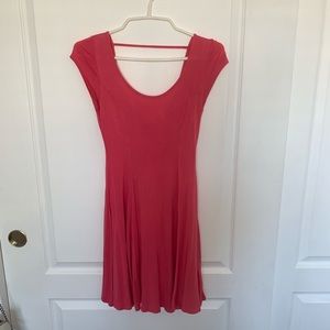 Coral dress